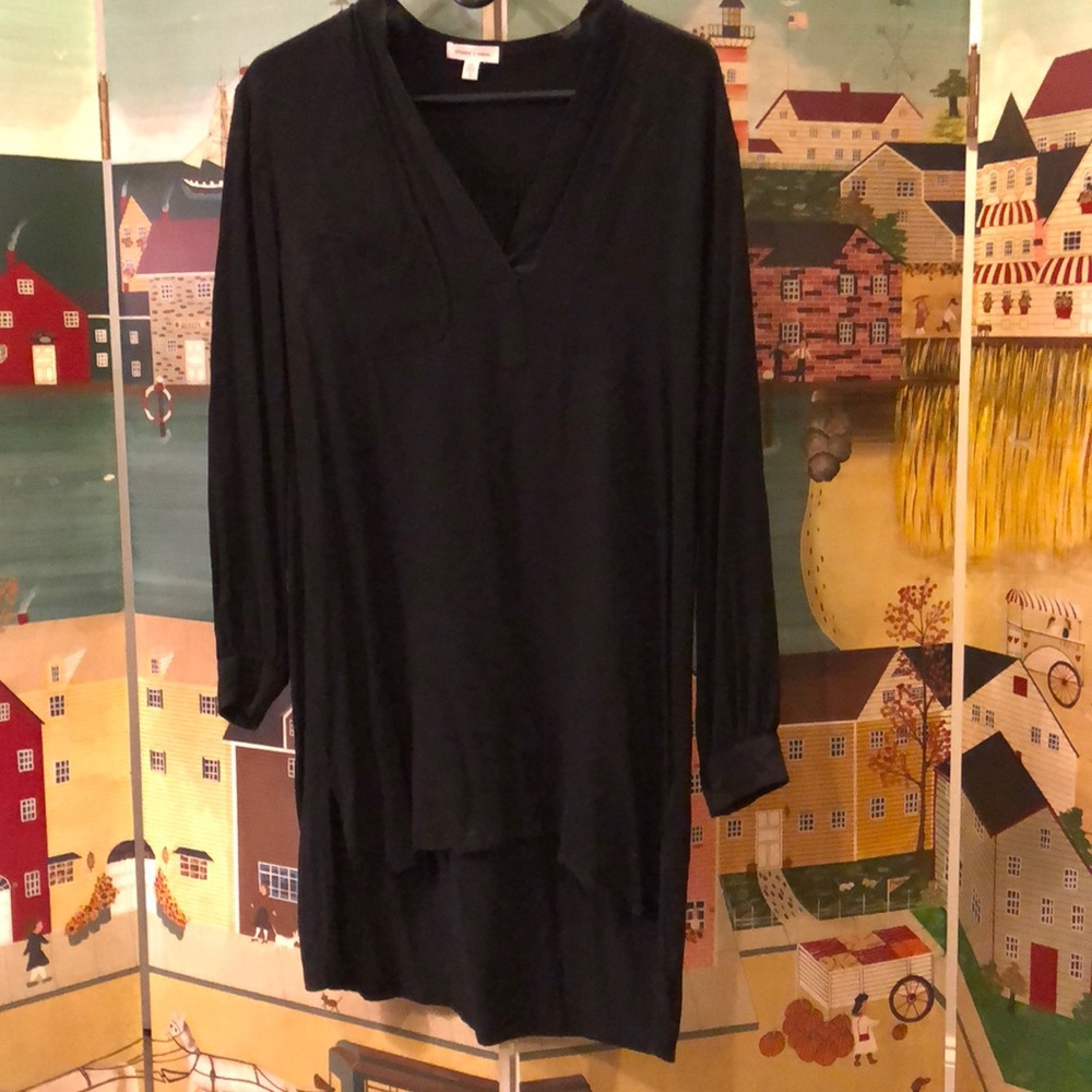 Black long sleeve dress